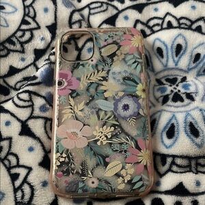 Floral Pattern Phone Case - Multicolor